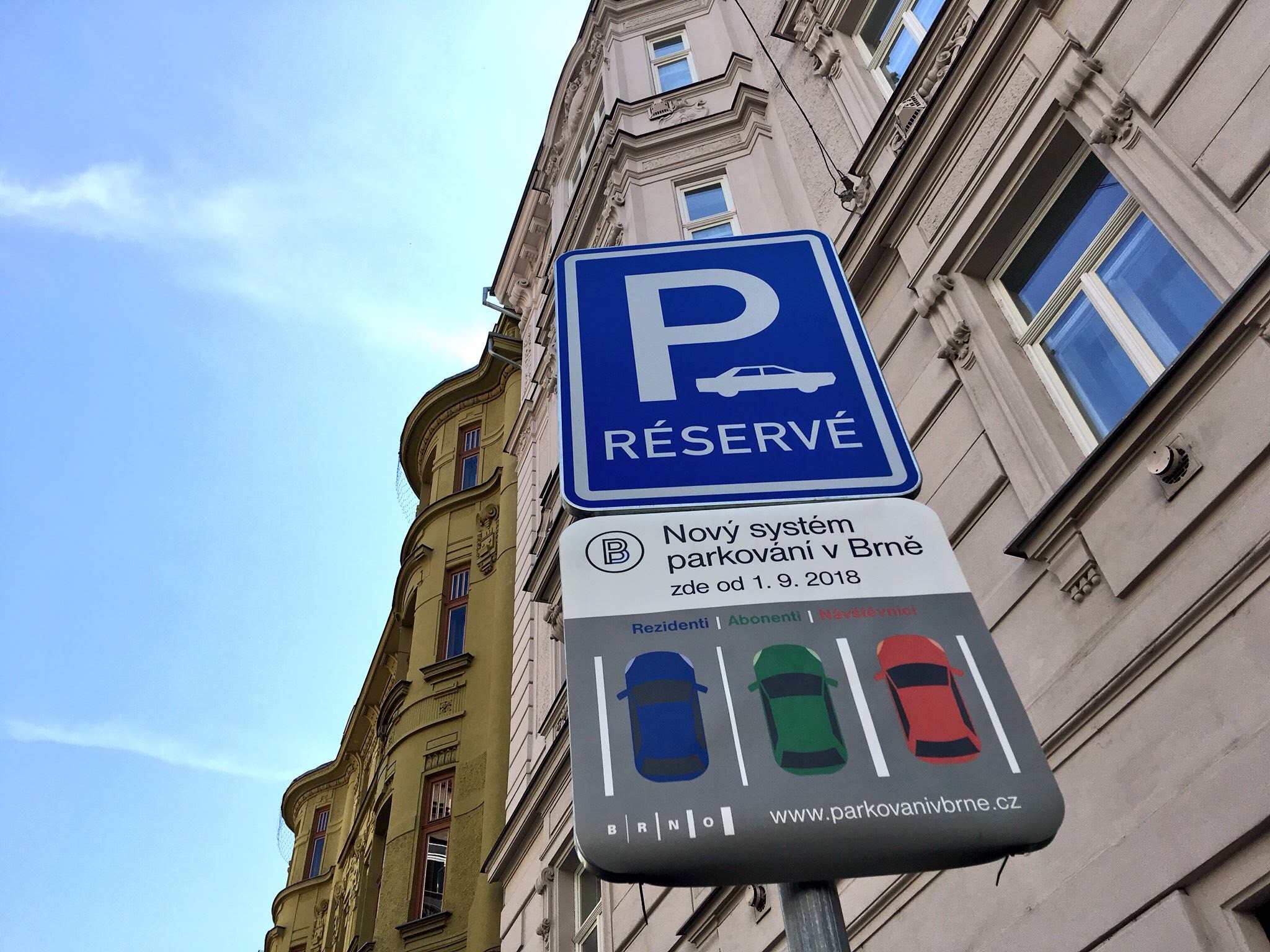 Nový systém parkování v Brně