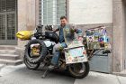 Igor Brezovar se svou půltunovou motorkou