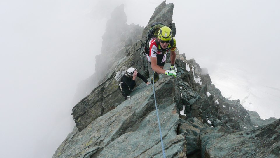 Daniel Polman při výstupu na Grossglockner