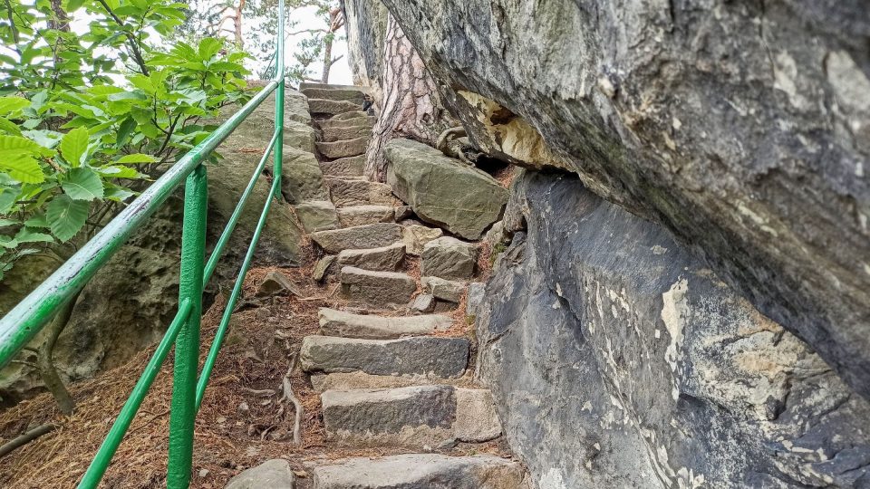 Členitý Vranov má řadu schodišť