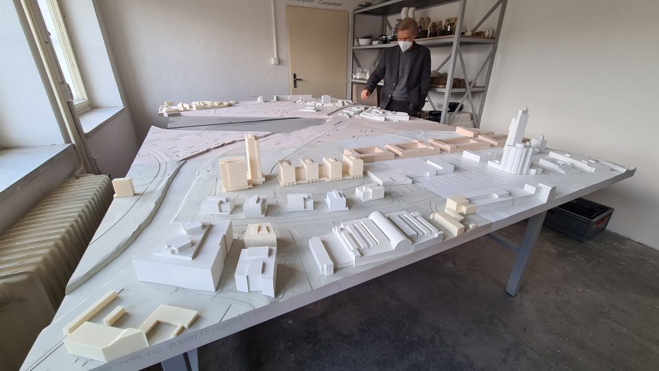 V Brně vzniká velkoplošný model jižní čtvrti s novým hlavním nádražím