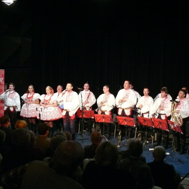 Slovácká dechová hudba Mistříňanka | foto: Miroslav Tichák,  Český rozhlas