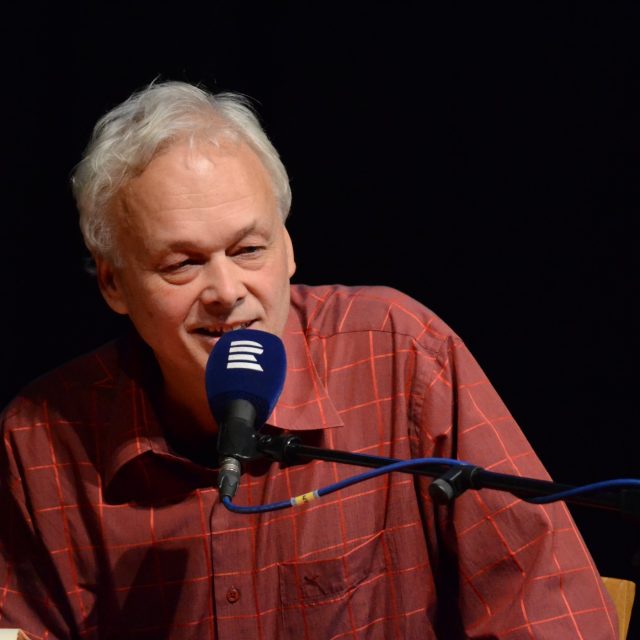 Host večera,  hudební redaktor Jiří Plocek | foto: František Tichý,  Český rozhlas