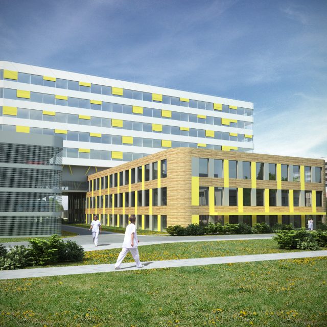 Vizualizace nové budovy porodnice ve FN Brno v Bohunicích | foto: Fakultní nemocnice Brno