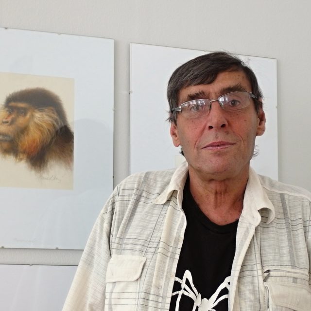 Akademický malíř Pavel Dvorský. | foto: Alena Blažejovská,  Český rozhlas