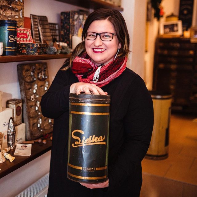 Lada Bartošová v minimuzeu čokolády v Kutné Hoře | foto: Čokoládovna Lidka Kutná Hora