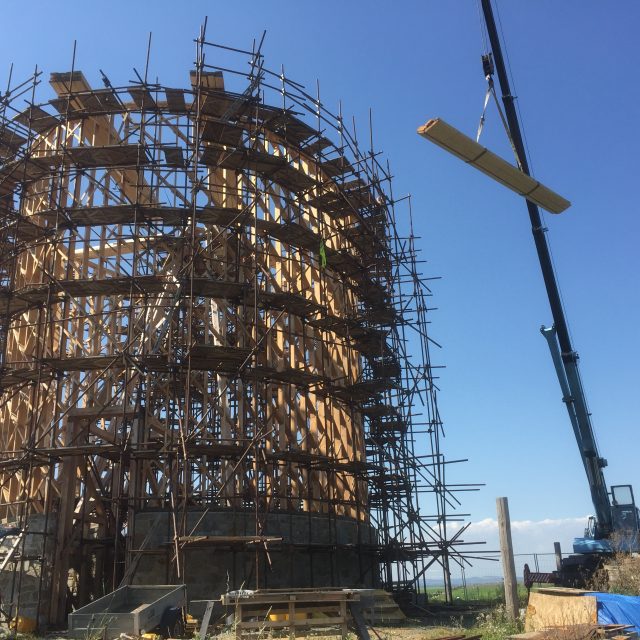 Hrubá stavba kaple v Nesvačilce | foto: Karolína Wernerová,  Český rozhlas