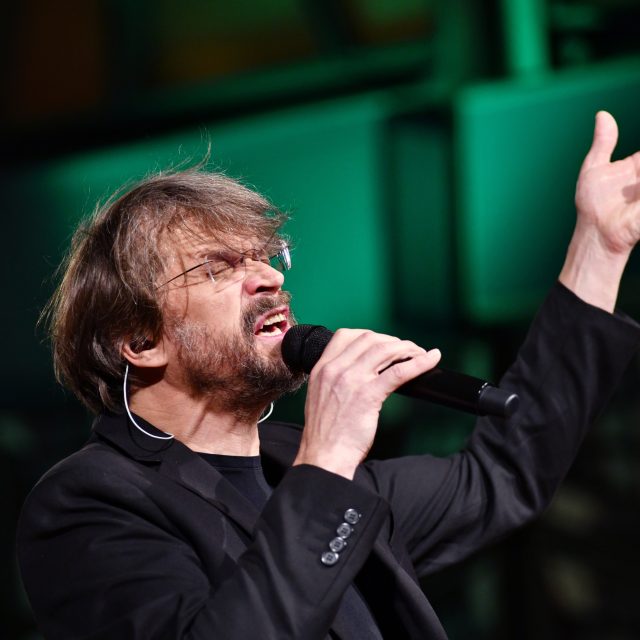 Dan Bárta a Rozhlasový Big Band Gustava Broma ve Studiu 1 | foto: Tomáš Vodňanský,  Český rozhlas