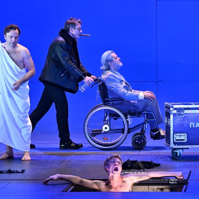 Zkouška inscenace Vlastenci v Národním divadle Brno | foto: Václav Šálek,  ČTK