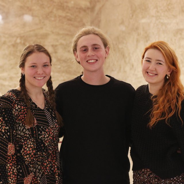 Členové kapely Zkusmeto. Zleva: Jana Zavřelová,  Dan Volf a Tereza Homolová | foto: Ludmila Opltová,  Český rozhlas