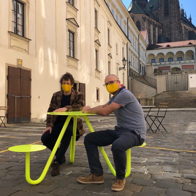 V Brně vznikl nápad,  jak umožnit znovuotevření restauračních zahrádek při zachování hygienických opatření kvůli koronaviru | foto: Vlasta Gajdošíková,  Český rozhlas,  Český rozhlas