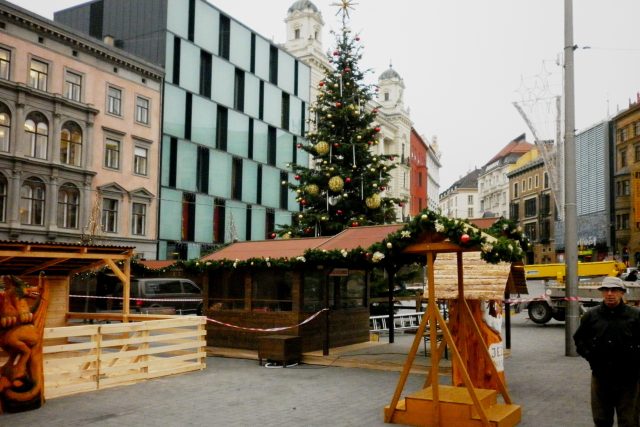 Vánoční trhy na brněnském náměstí Svobody | foto: Ivan Holas,  Český rozhlas