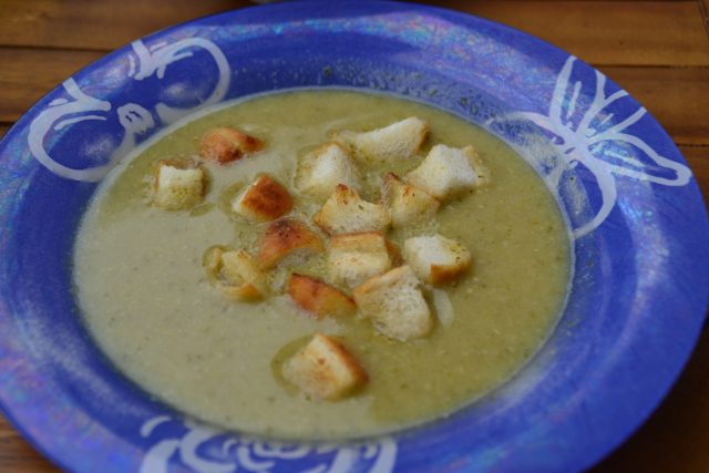 Brokolicová polévka s krutóny | foto: Dáša Kubíková,  Český rozhlas