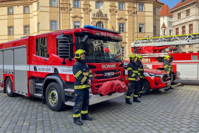 Spanilá jízda pražských hasičů k výročí 170 let od založení profesionálního sboru | foto: Tereza Čistotová,  Český rozhlas