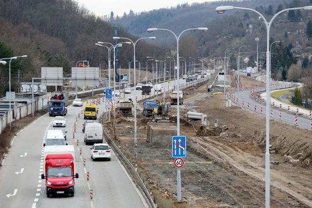 Stavba Velkého městského okruhu v Brně | foto: Anna Vavríková,  MAFRA / Profimedia