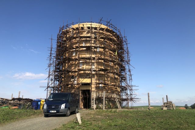 Rozestavěná kaple v Nesvačilce na Brněnsku | foto: Karolína Wernerová,  Český rozhlas