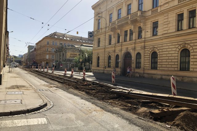 Začátkem září skončí i opravy kolejí na Cejlu | foto: Petr Tichý