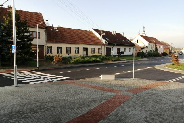 Dokončený průtah obcí Blučina na Židlochovicku | foto: Jan Šenkýř