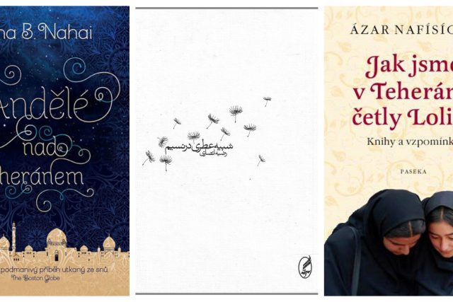 íránské autorky Gina B. Nahai,  Rázije Ansárí a Azar Nafisi | foto: Nakladatelství Brio,  Nakladatelství Paseka,  Agah