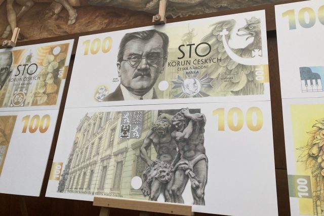 Pamětní bankovka s portrétem prvorepublikového ekonoma Karla Engliše | foto: Barbora Kroutilíková,  Český rozhlas