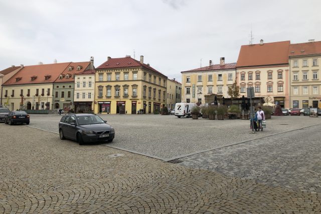 Horní náměstí ve Znojmě,  uprostřed kterého má stát nová kašna | foto: Petr Tichý,  Český rozhlas