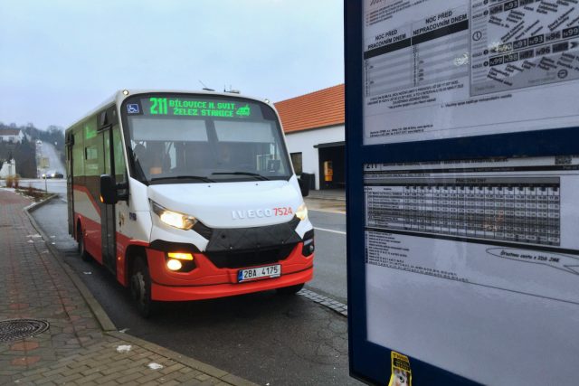 V Bílovicích nad Svitavou začala jezdit obecní minibusová linka | foto: Tomáš Kremr,  Český rozhlas