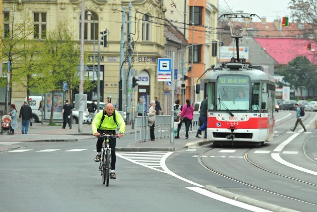 Brno,  tramvaj,  šalina | foto: Patrik Uhlíř,  MAFRA / Profimedia