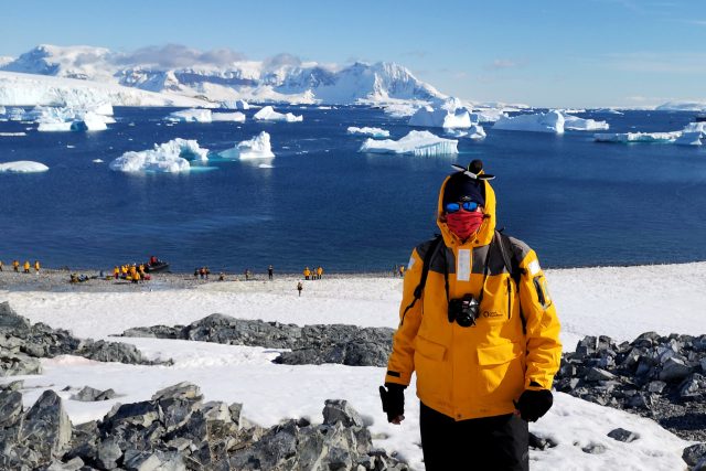 Cestovatel v Antarktidě | foto: archiv Vladimíra Váchala