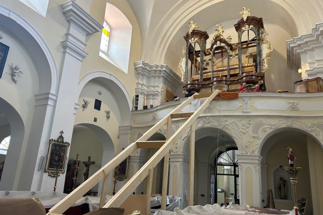 Návrat zrestaurovaných barokních varhan do bučovického kostela | foto: Vlasta Gajdošíková,  Český rozhlas