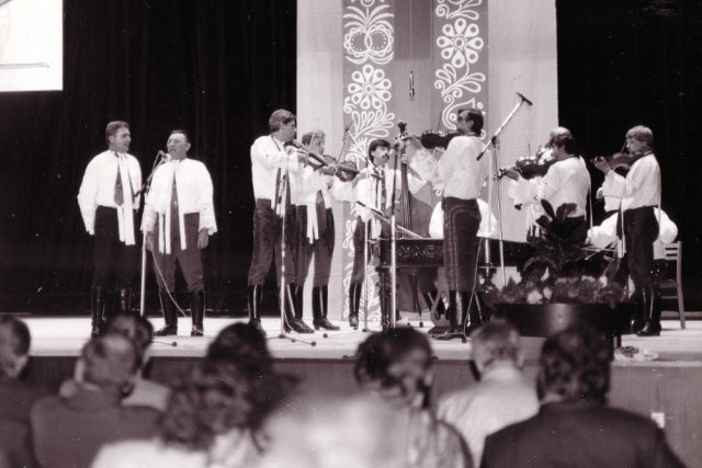 Cimbálová muzika Slovácko,  1986 | foto: archiv rodiny Aleše Čecha