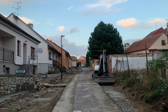 Rekonstrukce ulice Venušina v Mikulově | foto: Štěpánka Kadlečková,  Český rozhlas