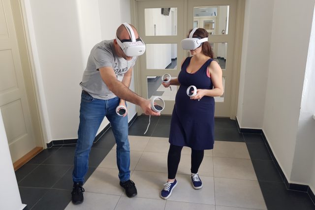Brněnští vědci testují zapojení virtuální reality do výuky na středních školách | foto: Ivana Chatrná,  Český rozhlas