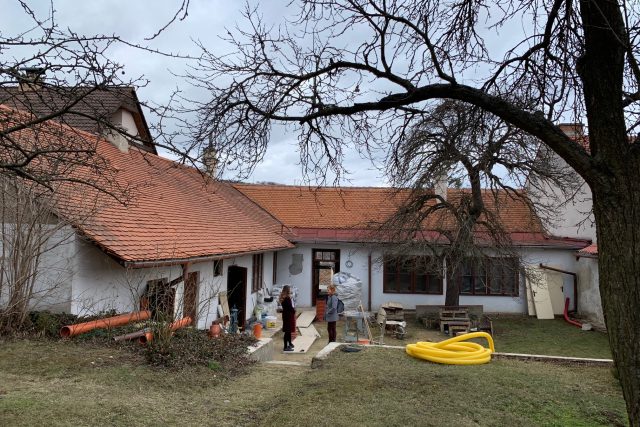 Rekonstrukce domu bratří Mrštíků v Divákách na Břeclavsku | foto: Štěpánka Kadlečková,  Český rozhlas