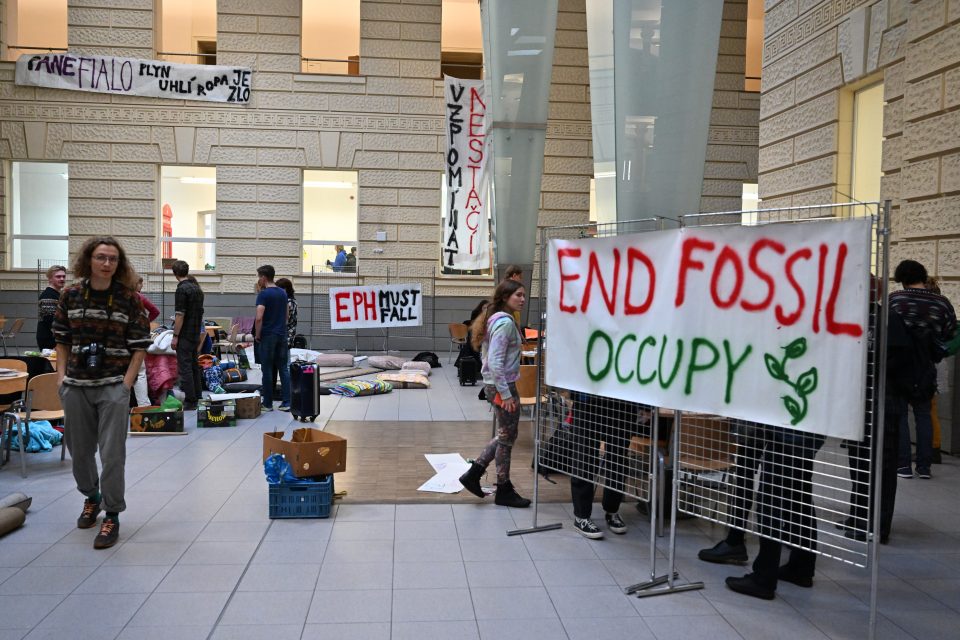 Studenti v Brně stávkují za klima | foto: Profimedia